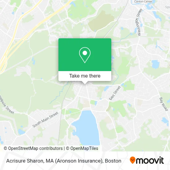 Acrisure Sharon, MA (Aronson Insurance) map