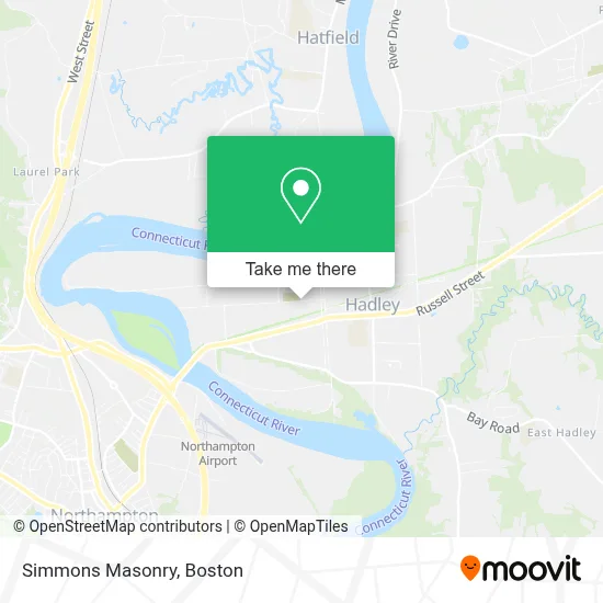 Simmons Masonry map