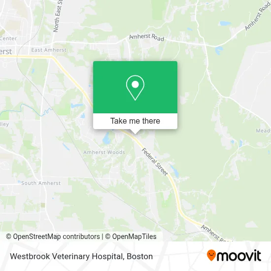 Westbrook Veterinary Hospital map