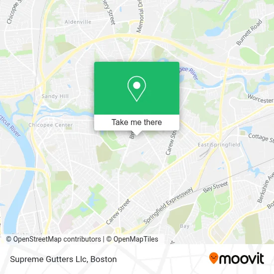 Supreme Gutters Llc map