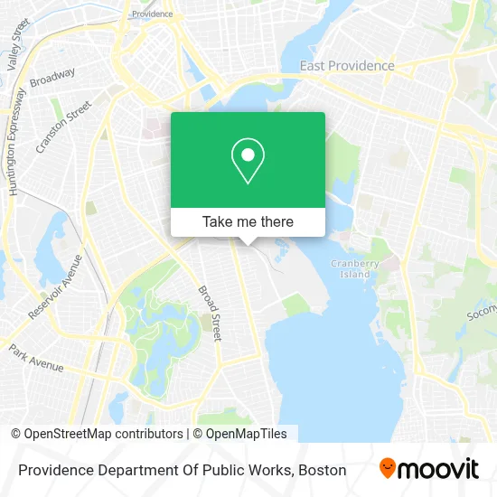 Providence Department Of Public Works map