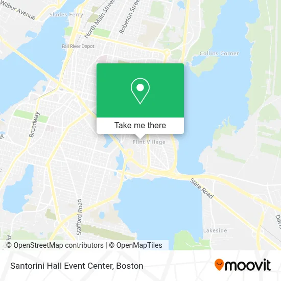 Santorini Hall Event Center map