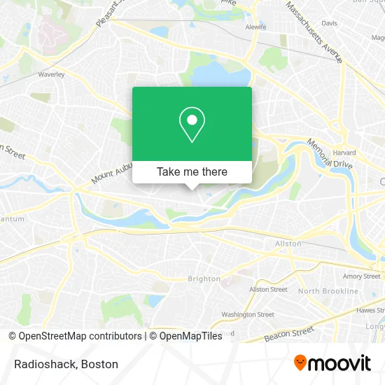 Radioshack map
