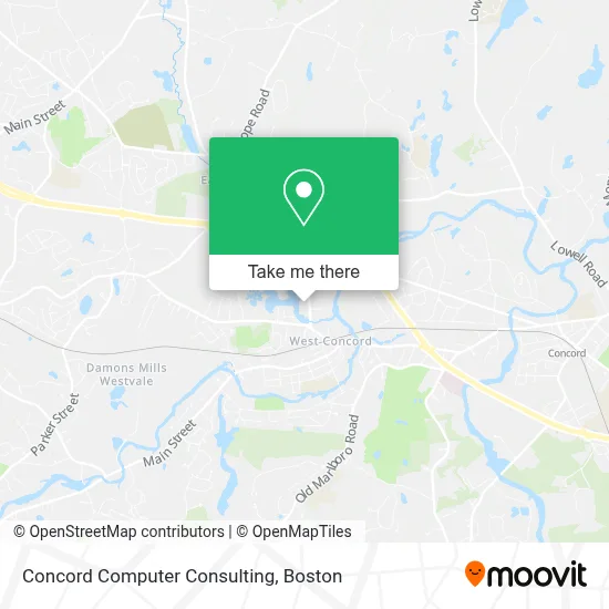 Concord Computer Consulting map