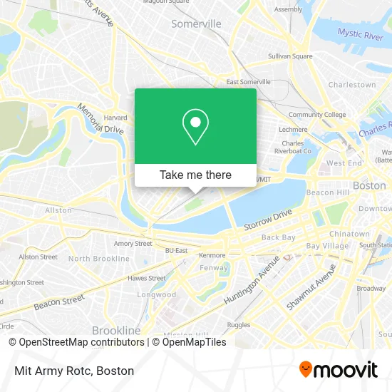 Mit Army Rotc map