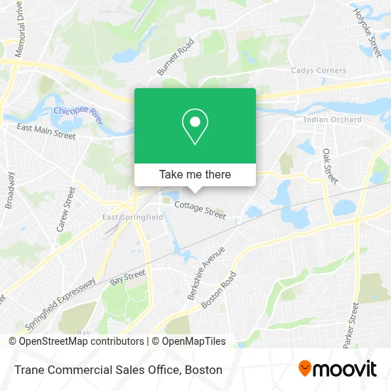 Trane Commercial Sales Office map