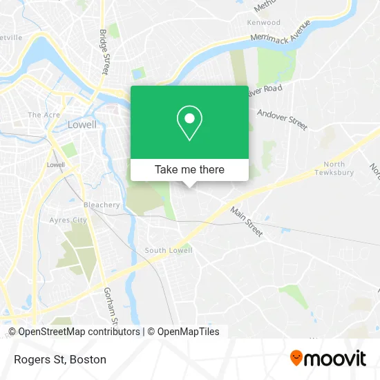 Rogers St map