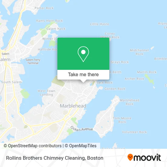 Rollins Brothers Chimney Cleaning map