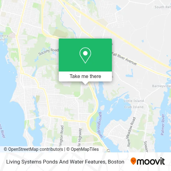 Living Systems Ponds And Water Features map