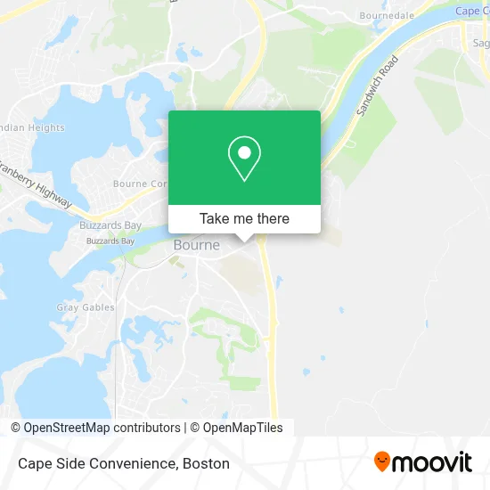 Cape Side Convenience map