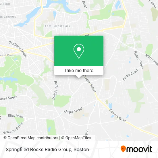 Springfiled Rocks Radio Group map