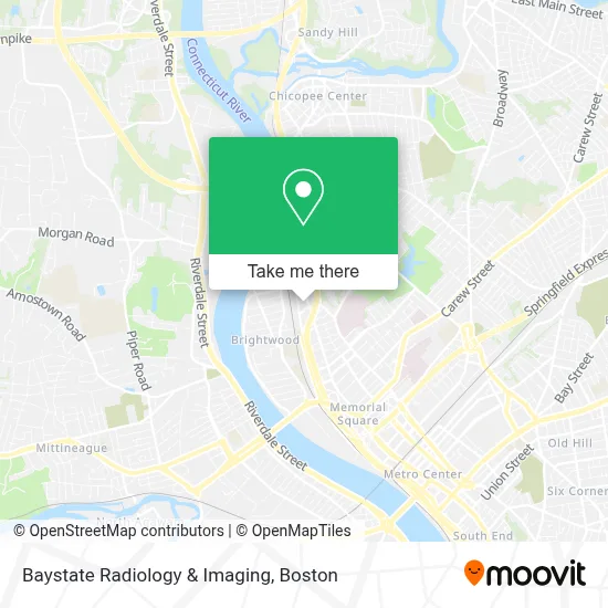 Baystate Radiology & Imaging map