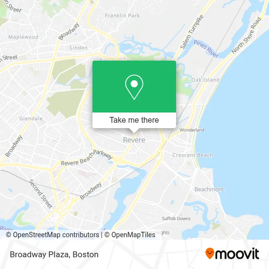 Broadway Plaza map
