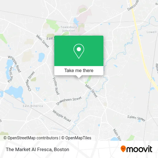The Market Al Fresca map