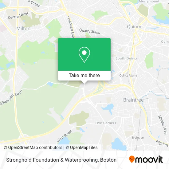 Stronghold Foundation & Waterproofing map