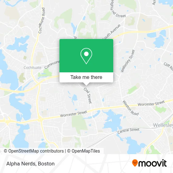 Alpha Nerds map