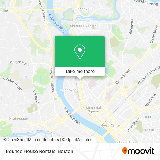 Bounce House Rentals map