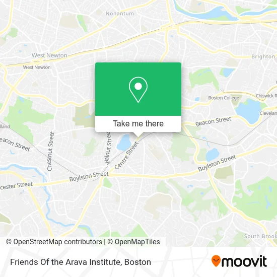 Friends Of the Arava Institute map
