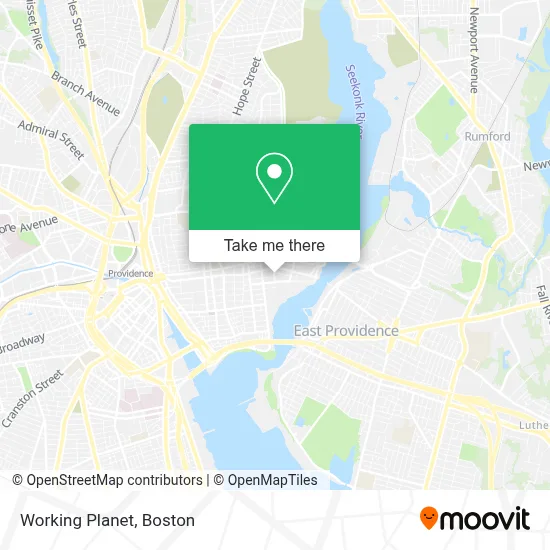 Working Planet map