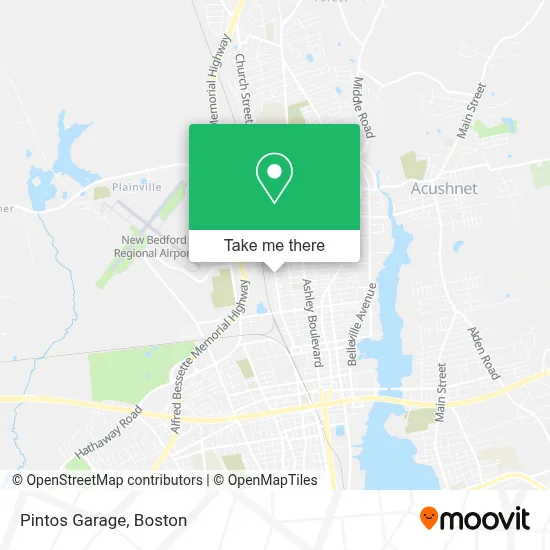 Pintos Garage map