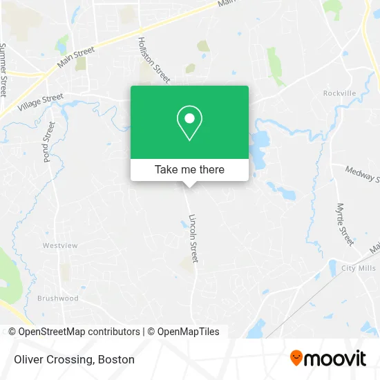 Oliver Crossing map