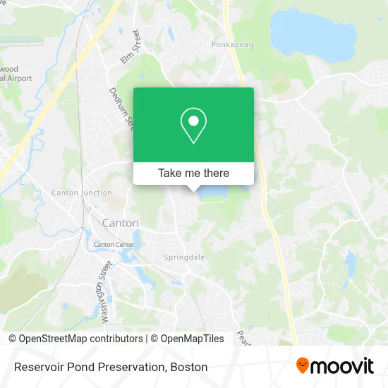 Reservoir Pond Preservation map