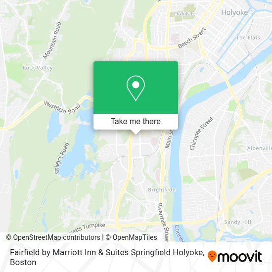 Fairfield by Marriott Inn & Suites Springfield Holyoke map