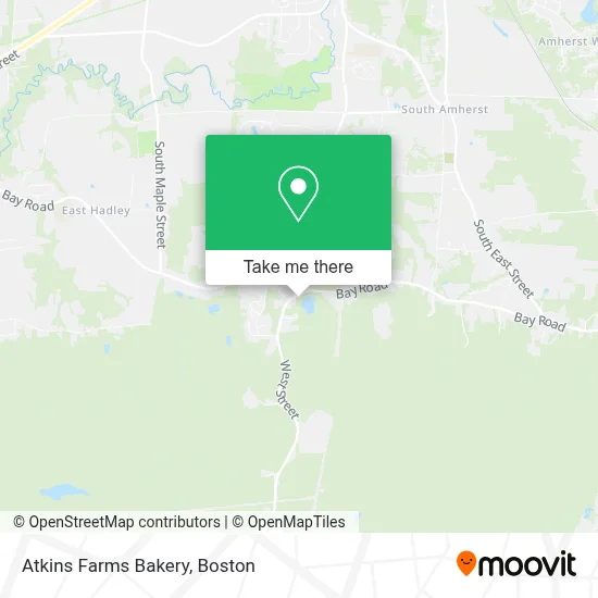 Atkins Farms Bakery map