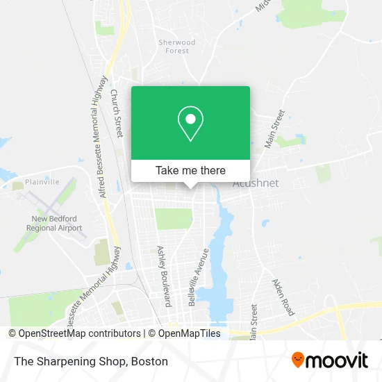 The Sharpening Shop map