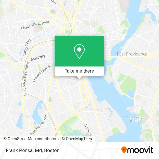 Frank Pensa, Md map