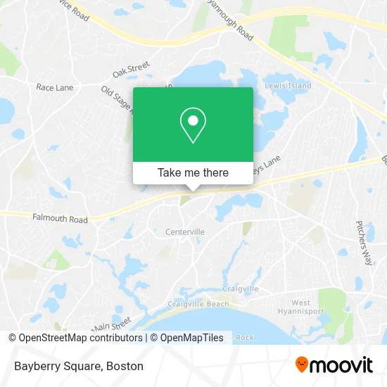Bayberry Square map