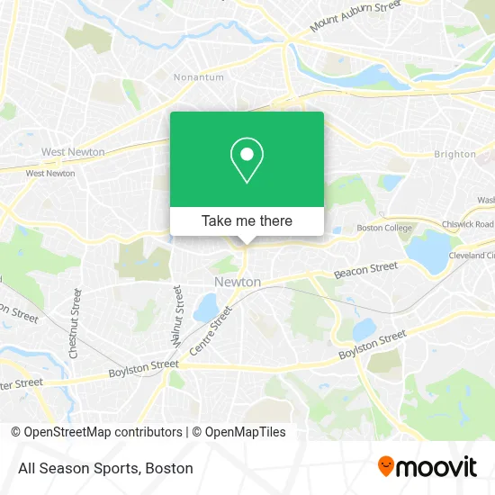 All Season Sports map