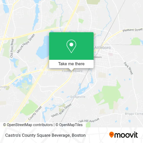 Castro's County Square Beverage map