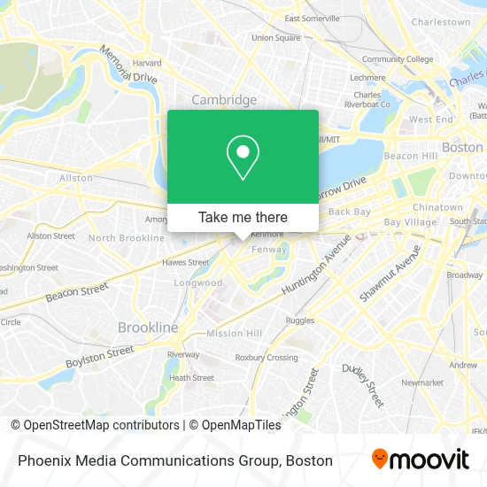 Phoenix Media Communications Group map