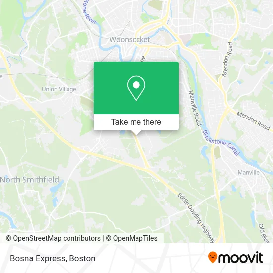 Bosna Express map