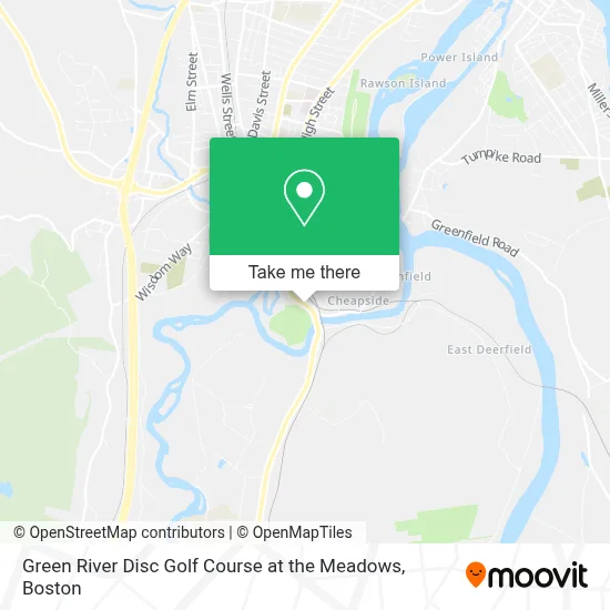Green River Disc Golf Course at the Meadows map