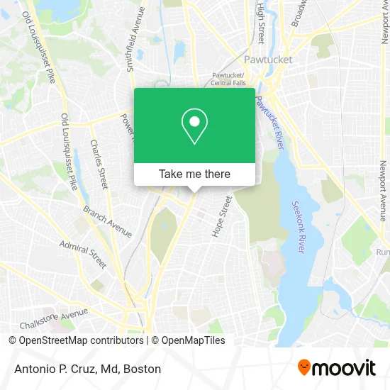 Antonio P. Cruz, Md map