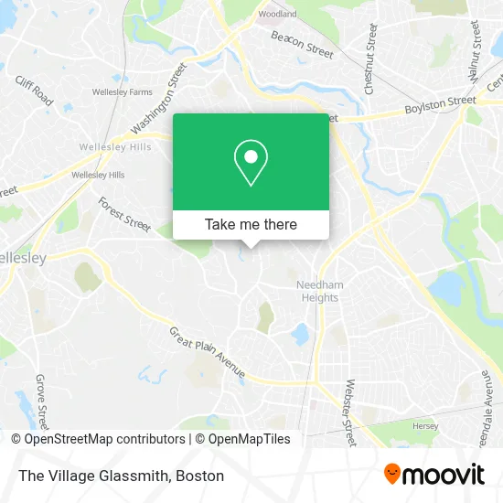 The Village Glassmith map
