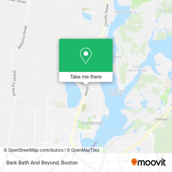 Bark Bath And Beyond map
