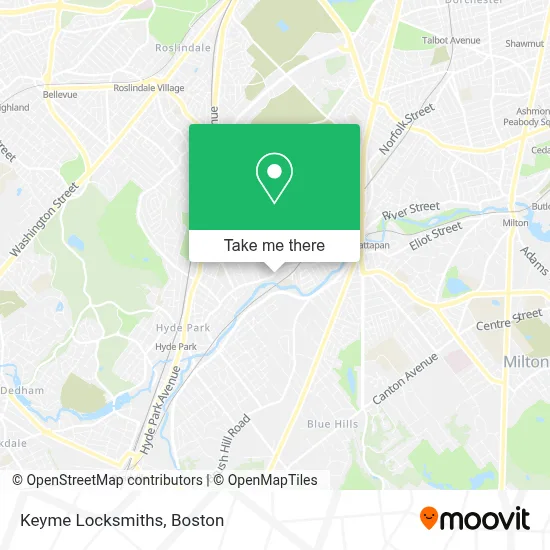 Keyme Locksmiths map