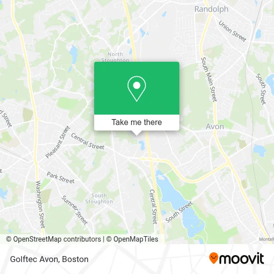 Golftec Avon map