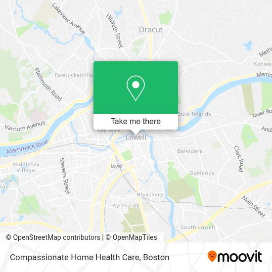 Compassionate Home Health Care map