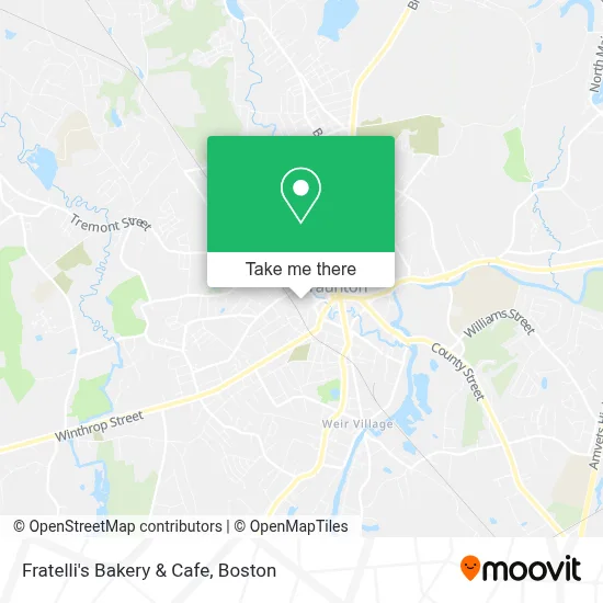 Fratelli's Bakery & Cafe map