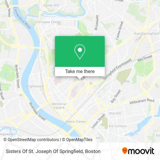 Sisters Of St. Joseph Of Springfield map