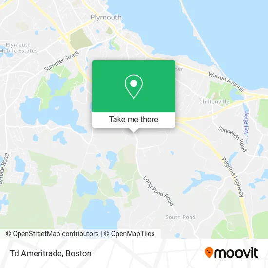 Td Ameritrade map