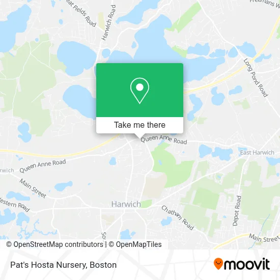 Pat's Hosta Nursery map