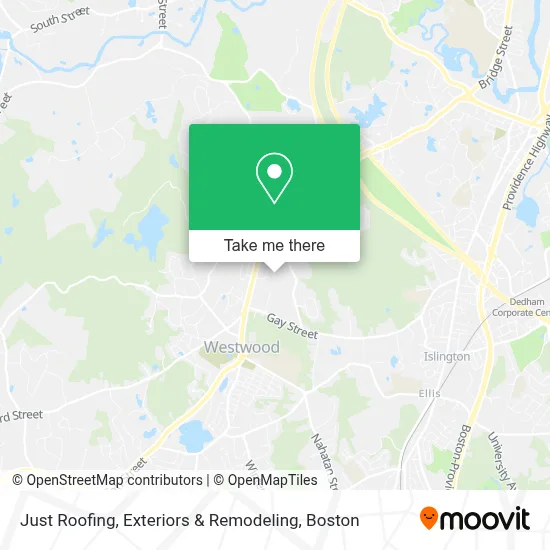 Just Roofing, Exteriors & Remodeling map