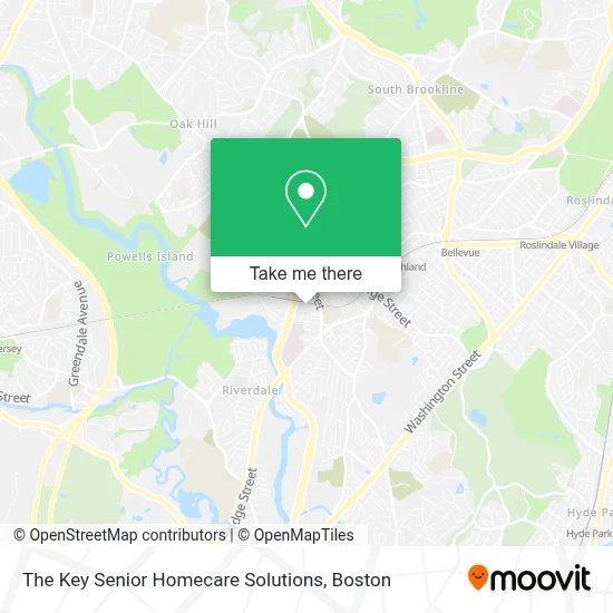 The Key Senior Homecare Solutions map