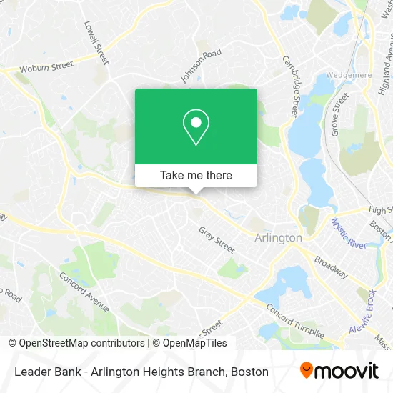 Leader Bank - Arlington Heights Branch map