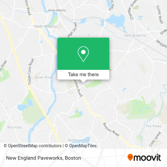 New England Paveworks map